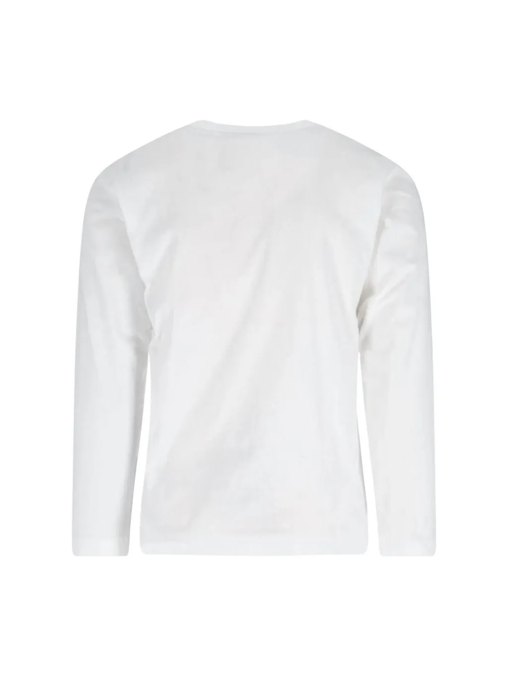 Comme Des GarÇOns Play Logo Printed Long-Sleeved T-Shirt