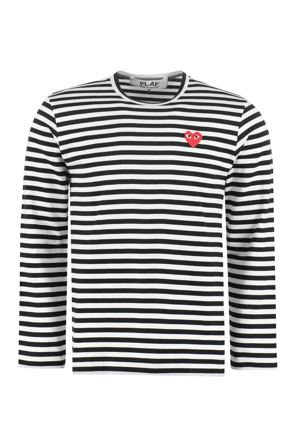 Comme Des GarÇOns Play Striped Long-Sleeved T-Shirt