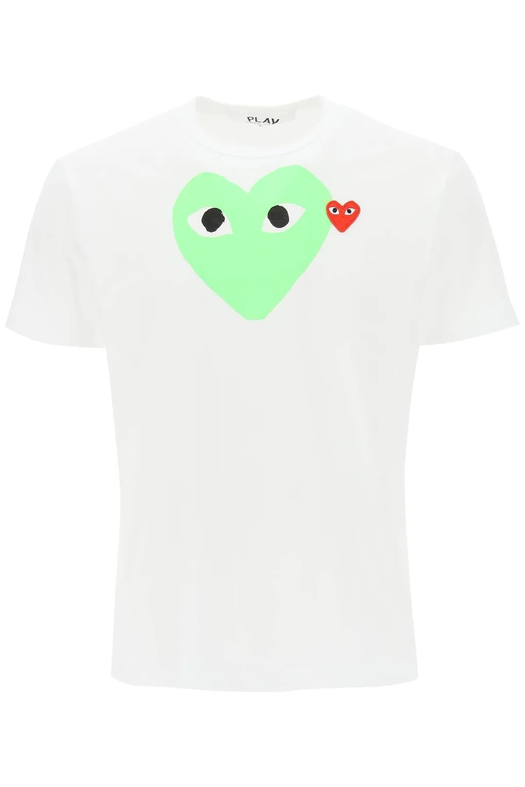 Comme Des GarÇOns Play Heart Printed Crewneck T-Shirt