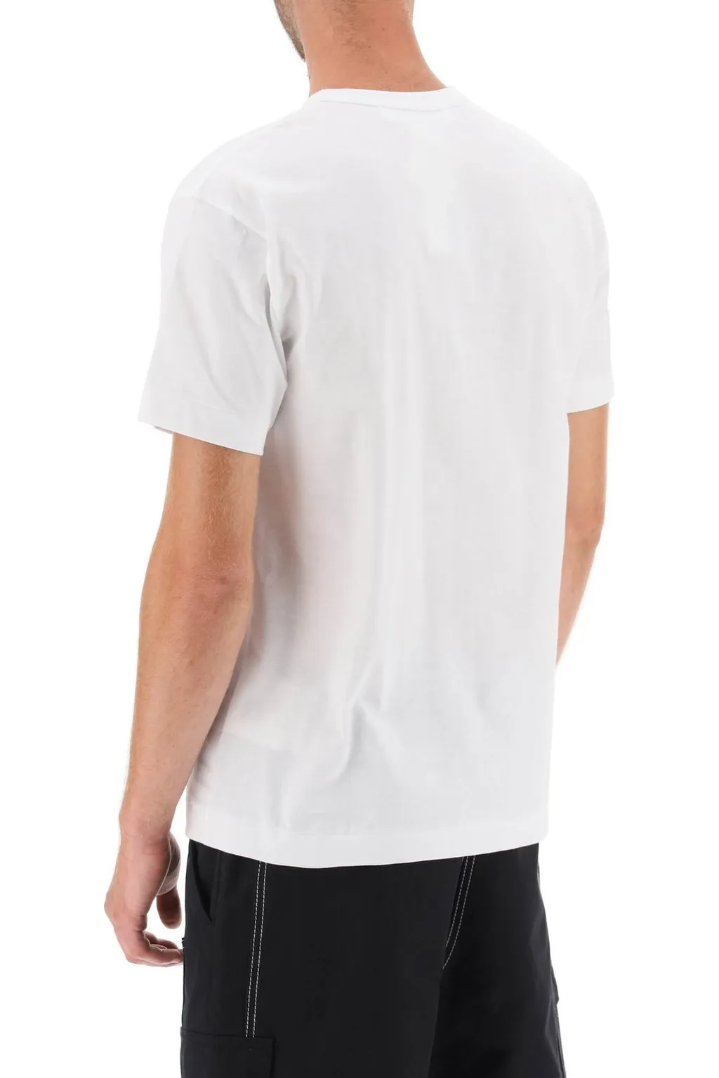 Comme Des GarÇOns Play Heart Printed Crewneck T-Shirt