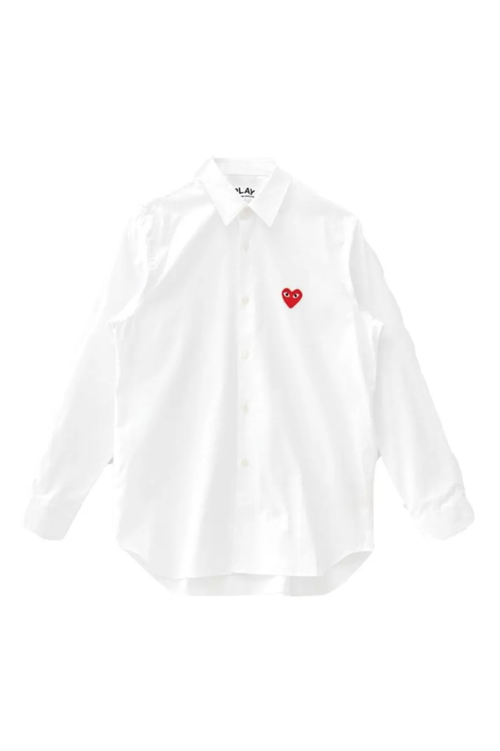 Comme Des GarÇOns Play Heart-Appliqué Long Sleeved Shirt