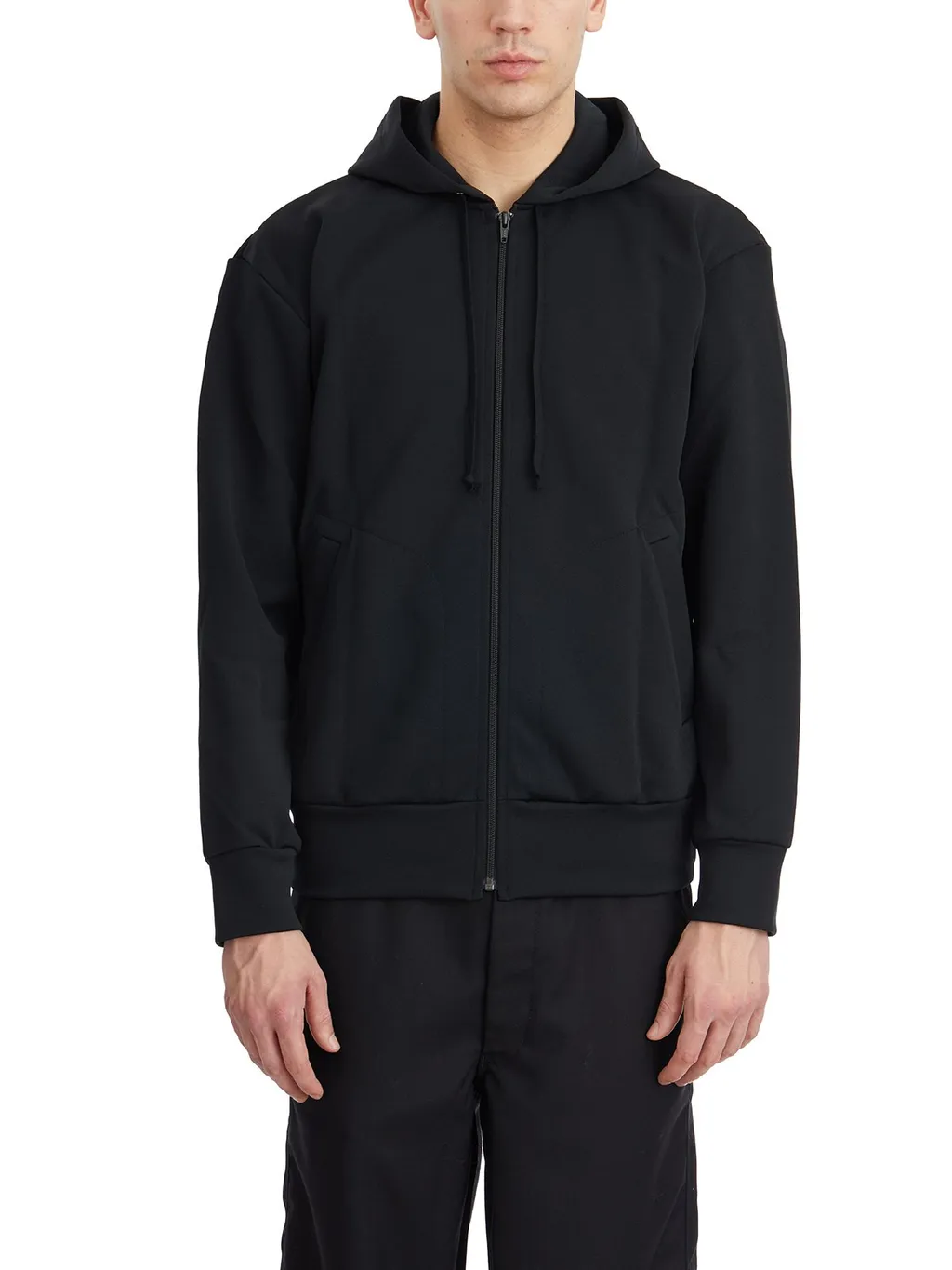 Comme Des Garcons Play Drawstring Zip-Up Hoodie