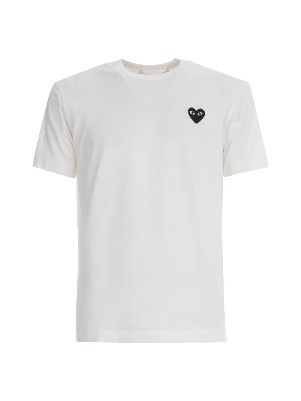 Comme Des GarÇOns Play Heart Logo Embroidered Crewneck T-Shirt