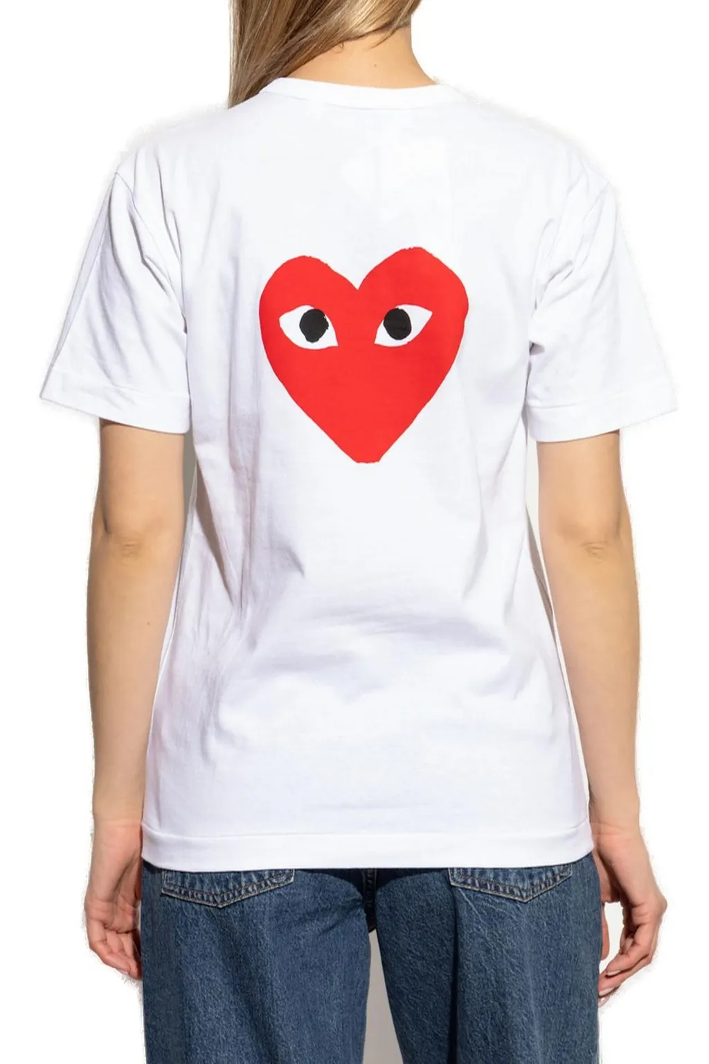 Comme Des GarÇOns Play Heart Embroidered Crewneck T-Shirt