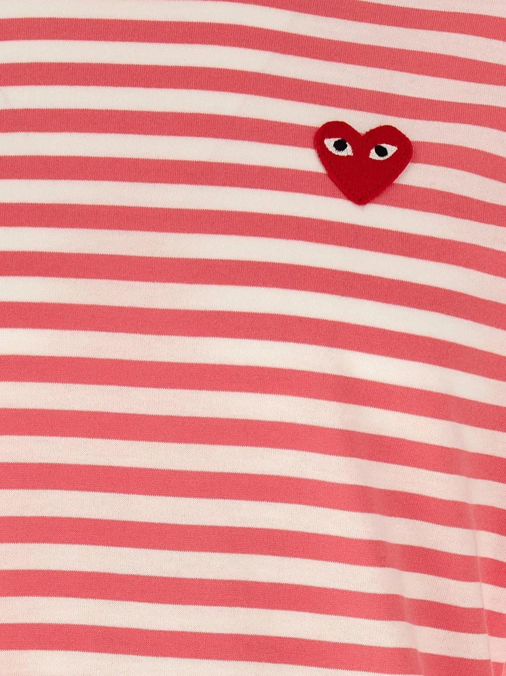 Comme Des GarÇOns Play Long Sleeved Striped T-Shirt