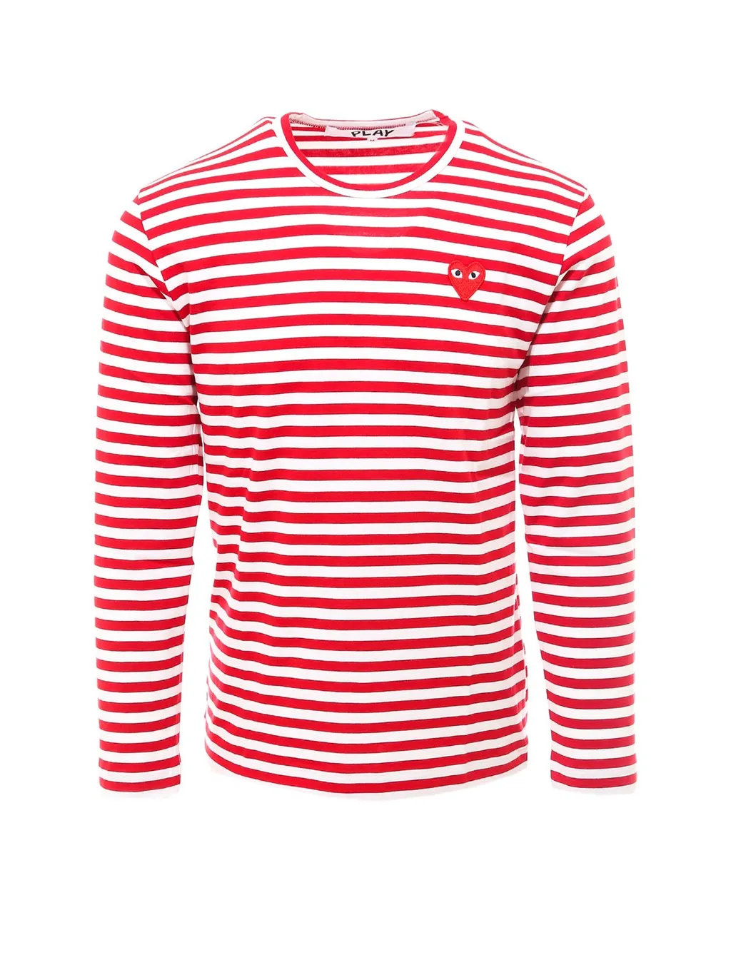 Comme Des GarÇOns Play Striped Long-Sleeved T-Shirt