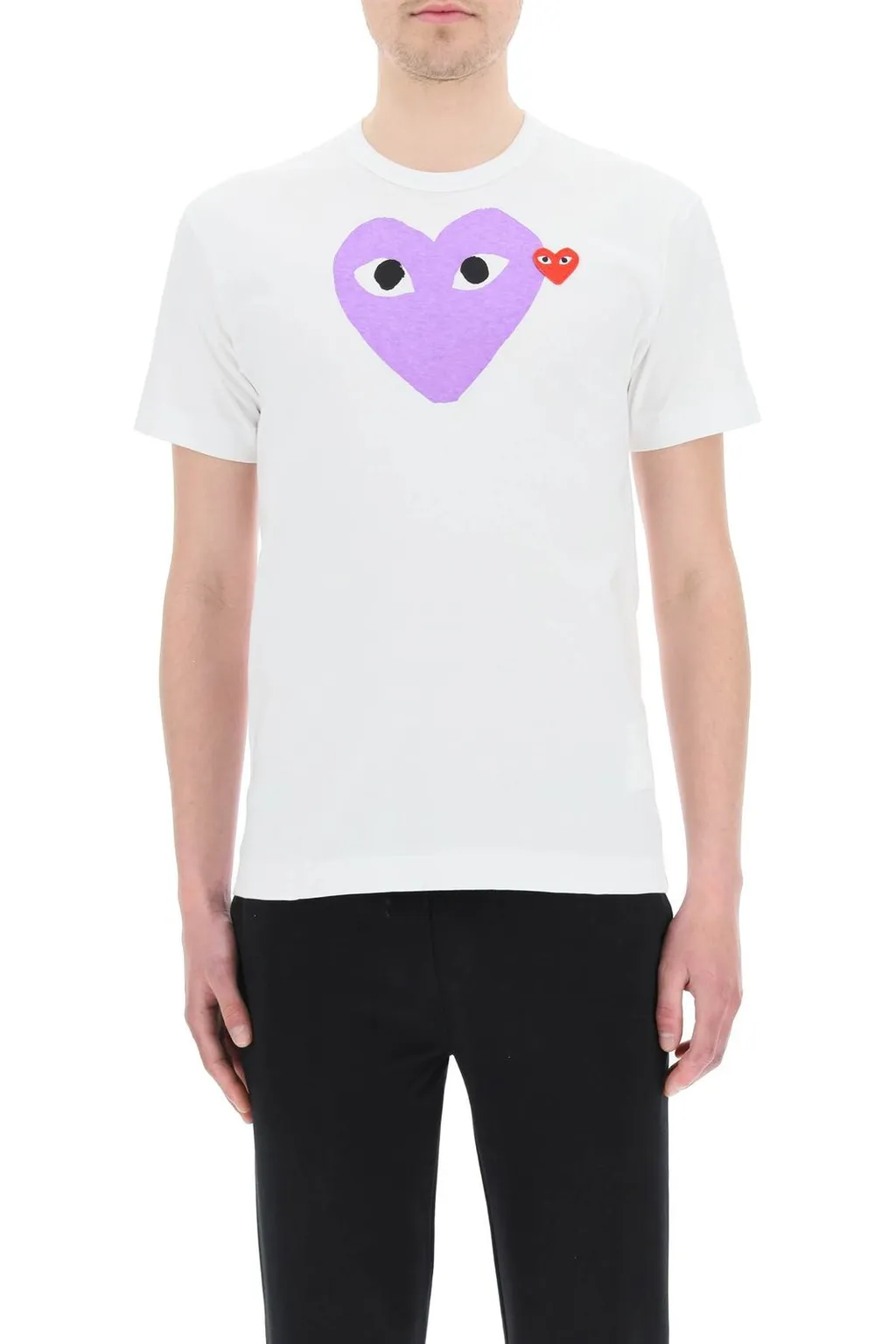 Comme Des GarÇOns Play Heart Print Crewneck T-Shirt