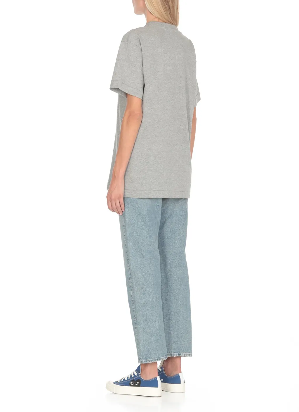 Comme Des GarÇOns Play Heart Printed Crewneck T-Shirt