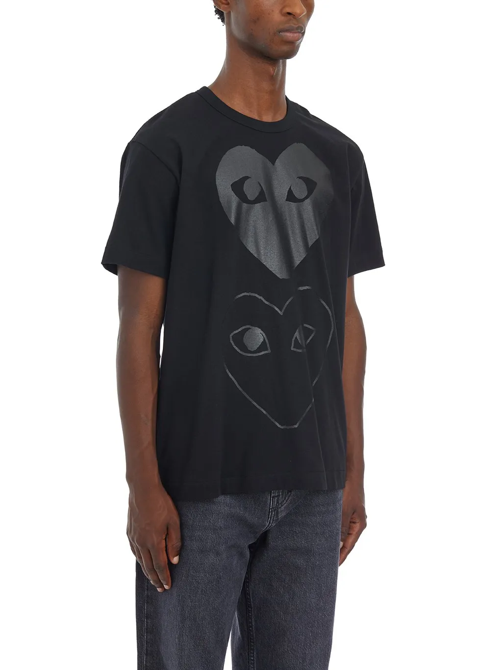 Comme Des GarÇOns Play Logo Printed T-Shirt