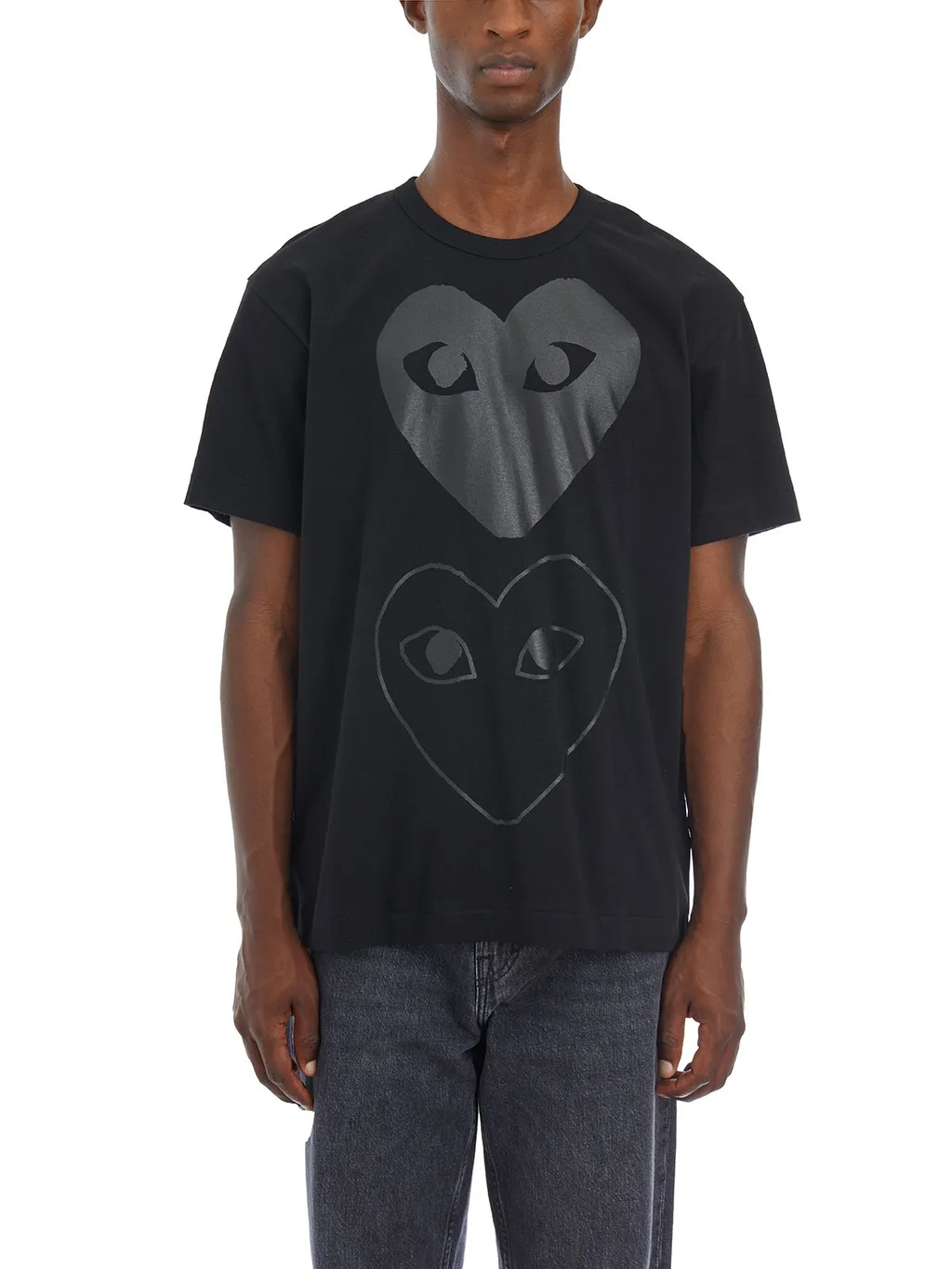 Comme Des GarÇOns Play Logo Printed T-Shirt