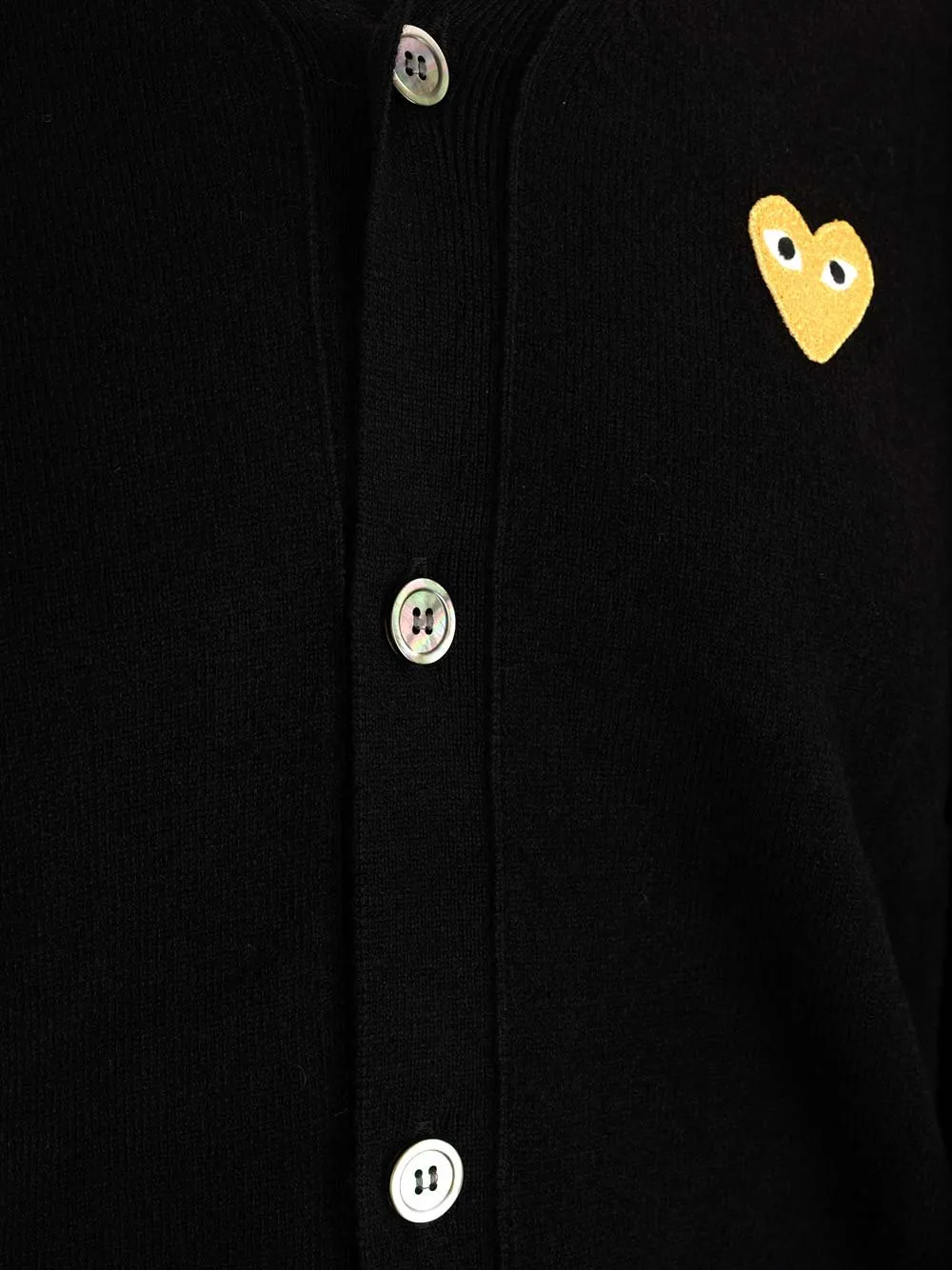 Comme Des GarÇOns Play Heart Embroidered Cardigan