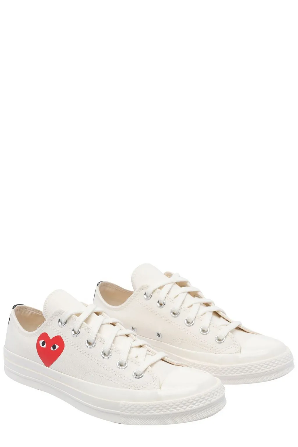 Comme Des GarÇOns Play X Converse Heart Lace-Up Sneakers