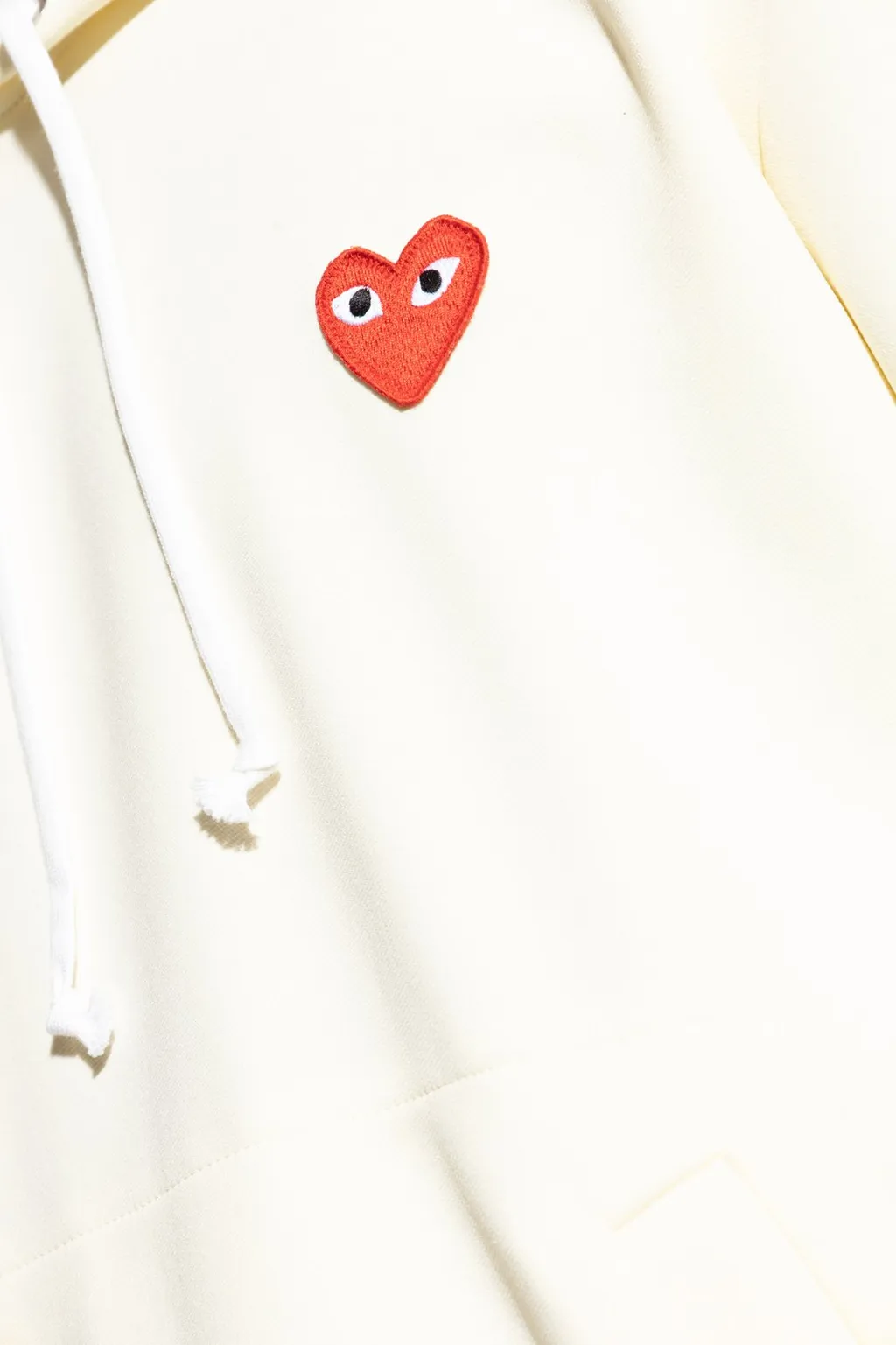 Comme Des GarÇOns Play Logo Embroidered Hoodie