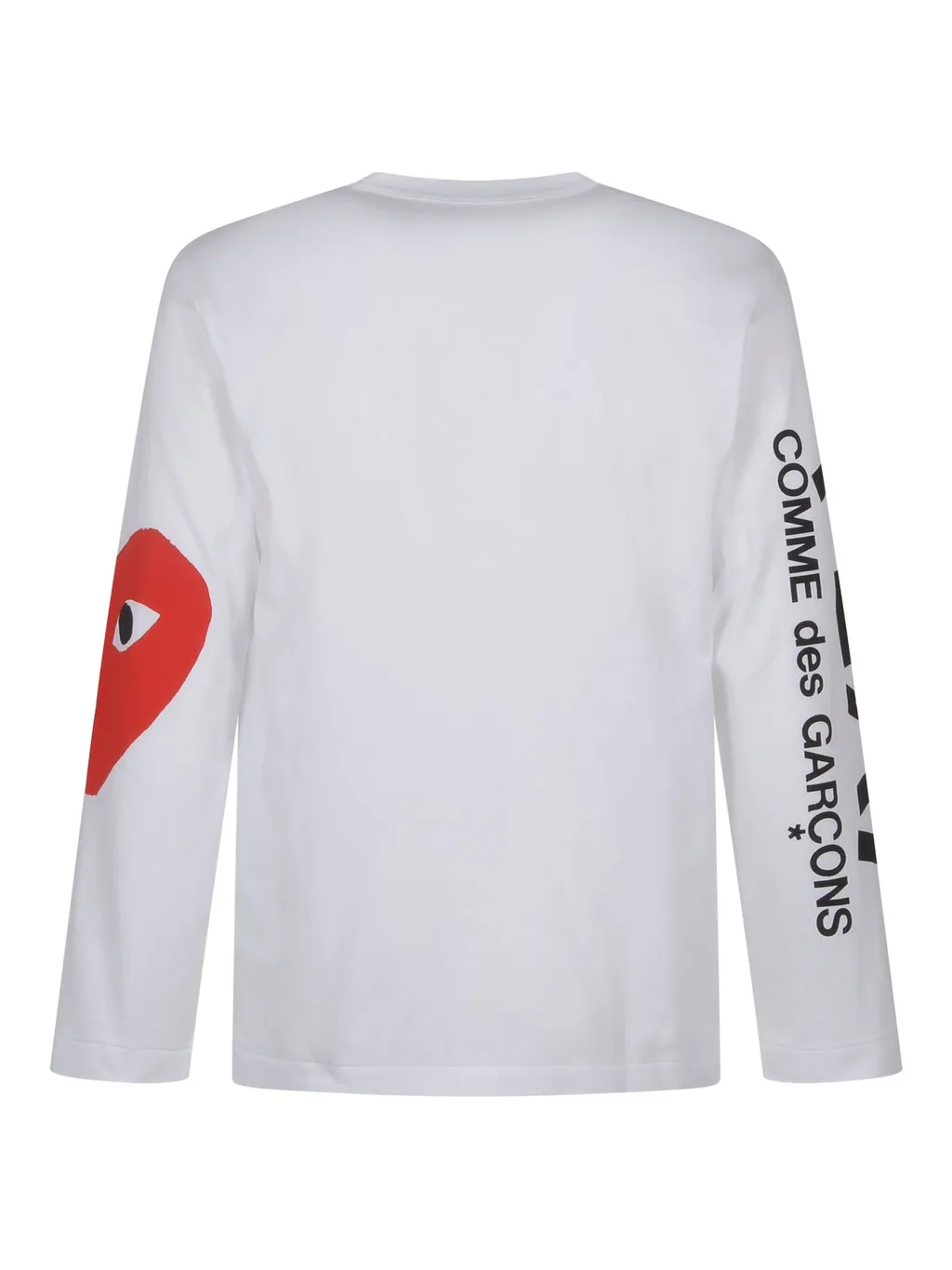 Comme Des GarÇOns Play Logo Detailed Long-Sleeved T-Shirt