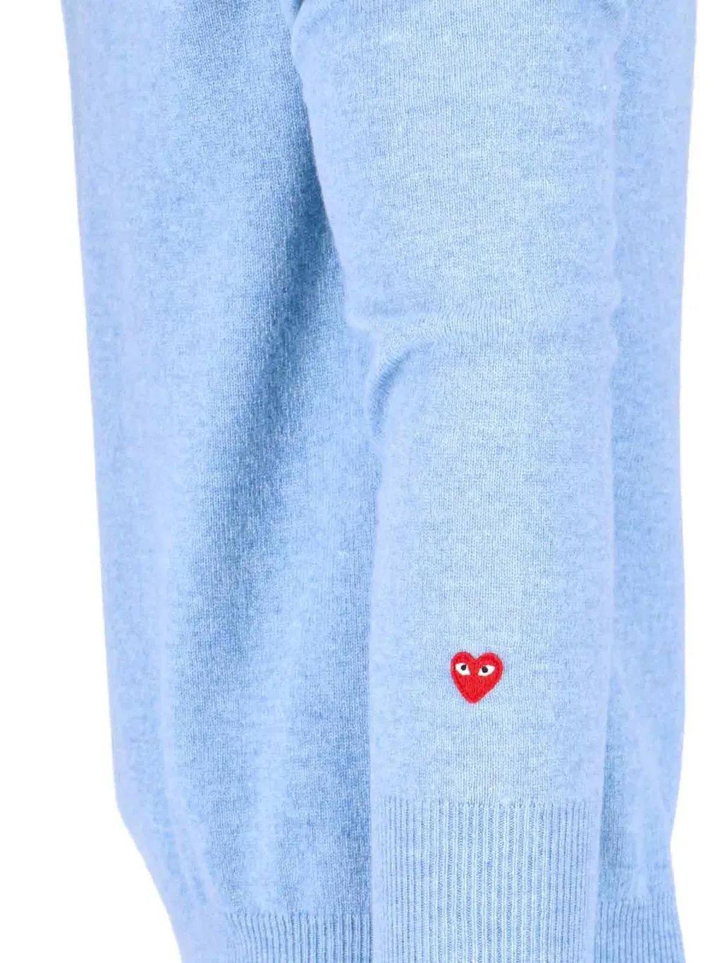 Comme Des GarÇOns Play Logo Embroidered Buttoned Cardigan