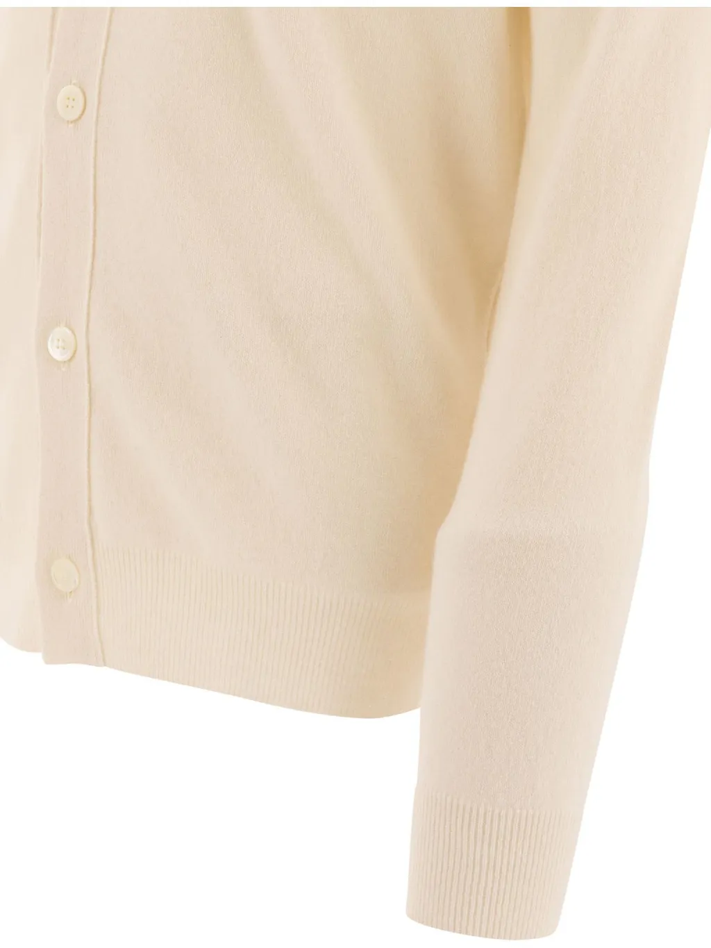 Comme Des GarÇOns Play Logo Patch Cardigan