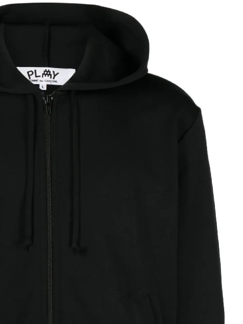 Comme Des GarÇOns Play X Invader Zipped Drawstring Hoodie