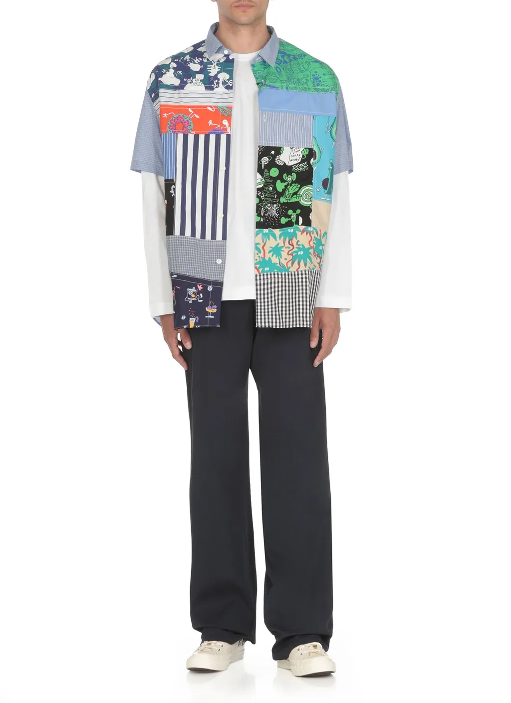 Comme Des GarÇOns Play Logo Printed Crewneck T-Shirt