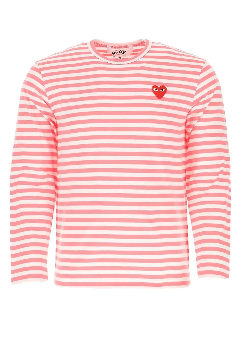 Comme Des GarÇOns Play Striped Long-Sleeved T-Shirt