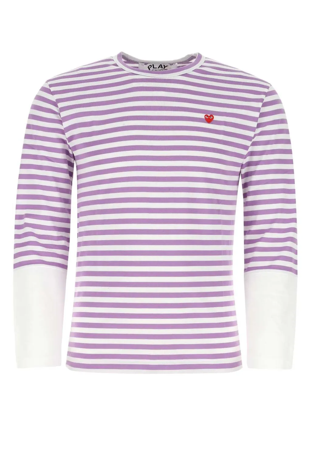 Comme Des GarÇOns Play Striped Long Sleeved T-Shirt