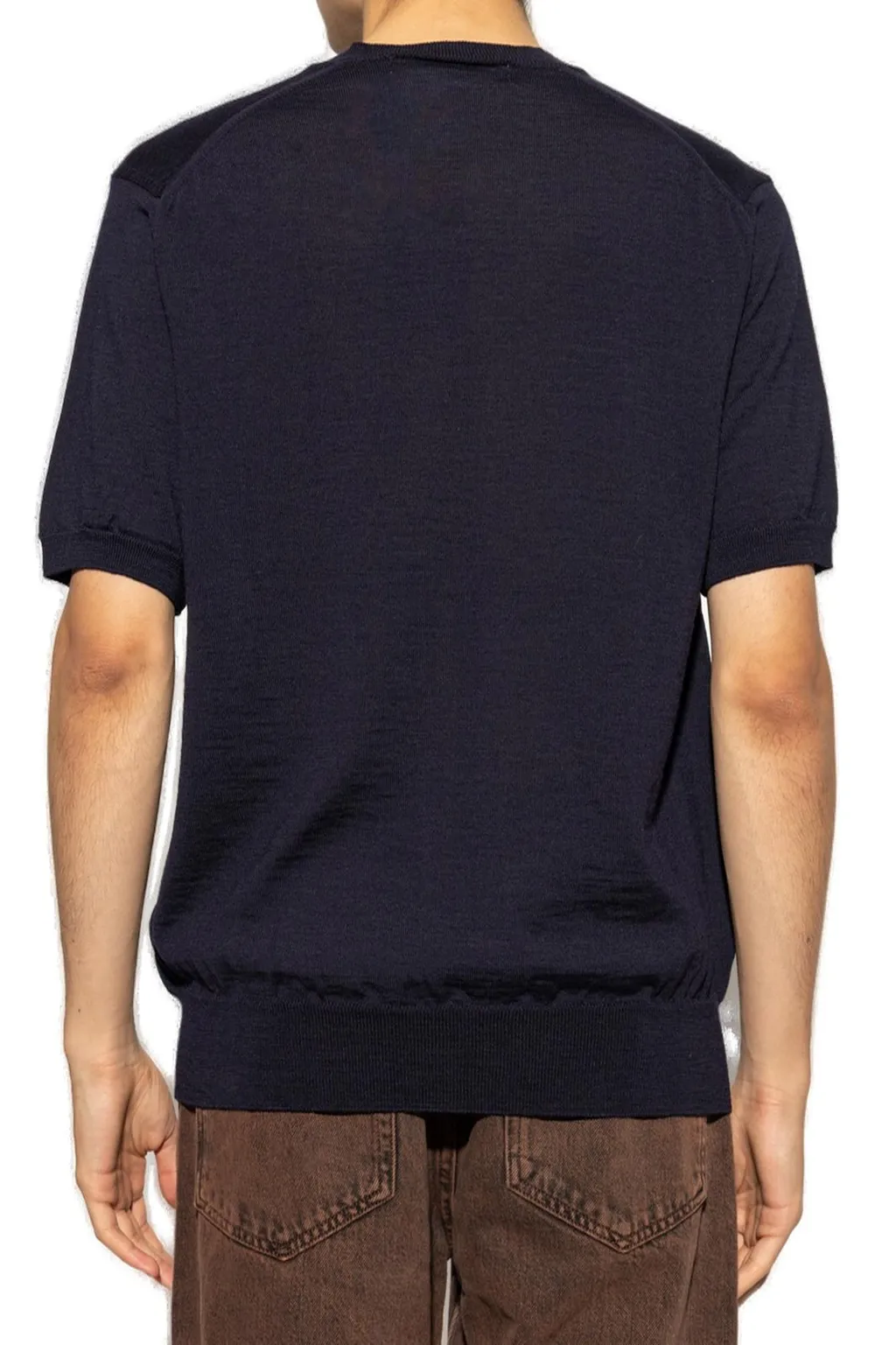 Comme Des GarÇOns Play V-Neck Short Sleeved Jumper