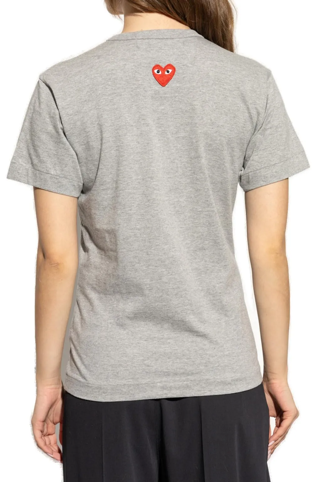 Comme Des GarÇOns Play Logo Detailed Crewneck T-Shirt
