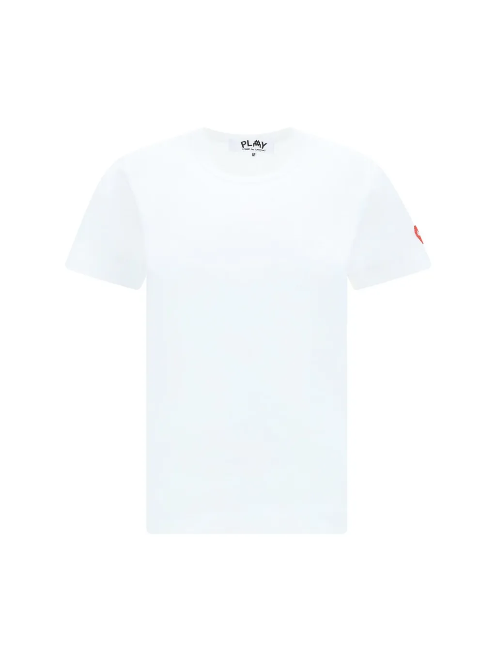 Comme Des GarÇOns Play Logo Patch Crewneck T-Shirt