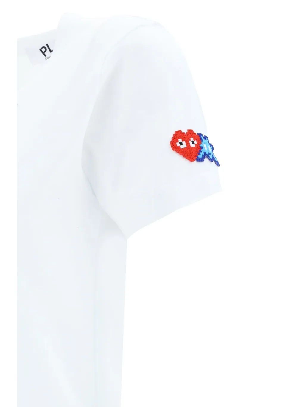 Comme Des GarÇOns Play Logo Patch Crewneck T-Shirt