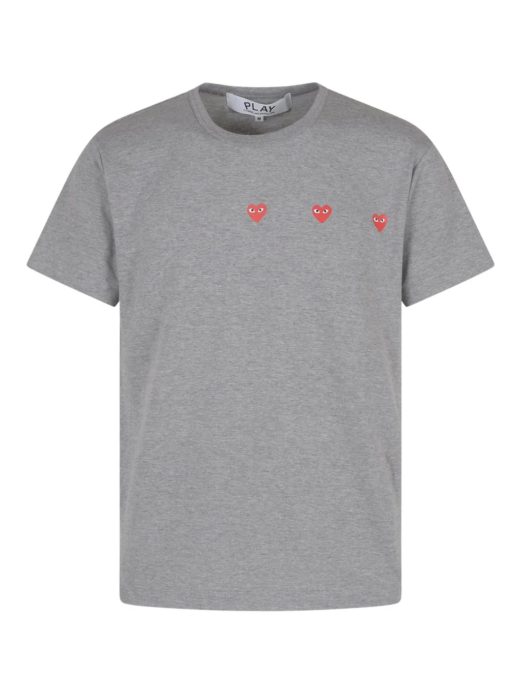 Comme Des GarÇOns Play Triple Hearts Crewneck T-Shirt