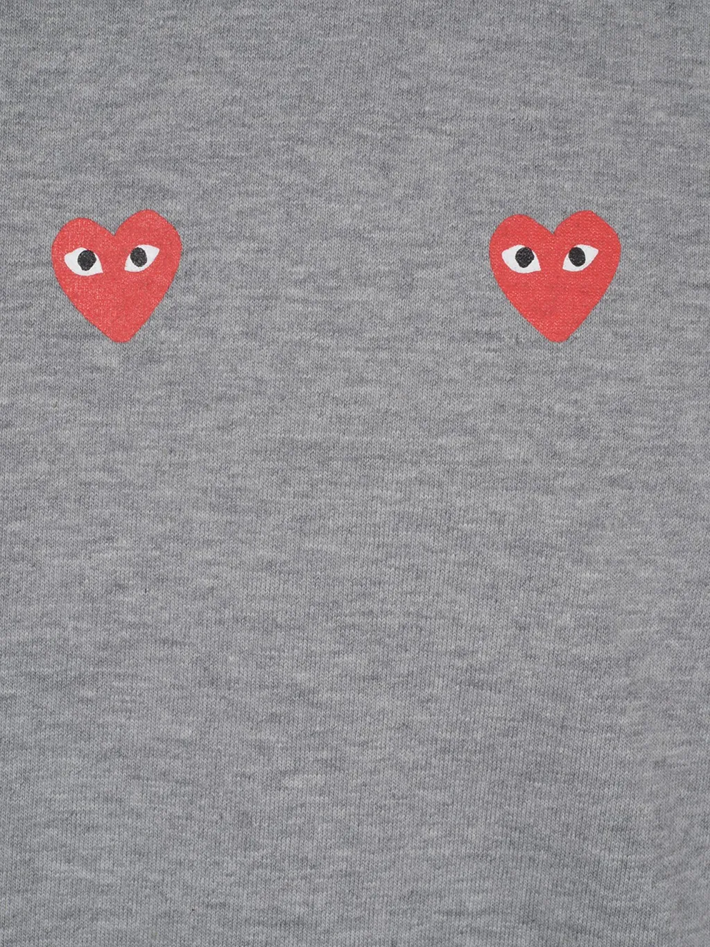 Comme Des GarÇOns Play Triple Hearts Crewneck T-Shirt