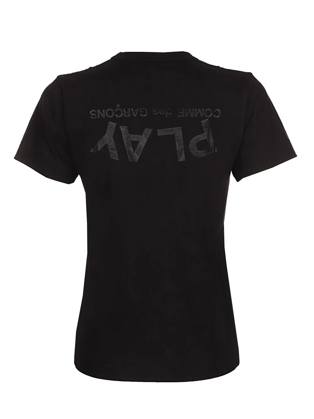 Comme Des GarÇOns Play Logo Printed Crewneck T-Shirt