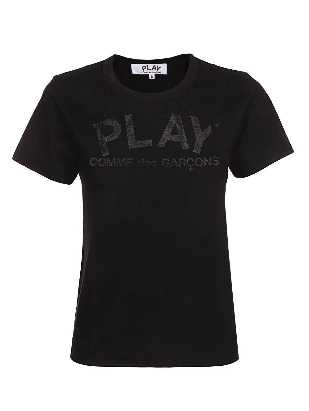 Comme Des GarÇOns Play Logo Printed Crewneck T-Shirt
