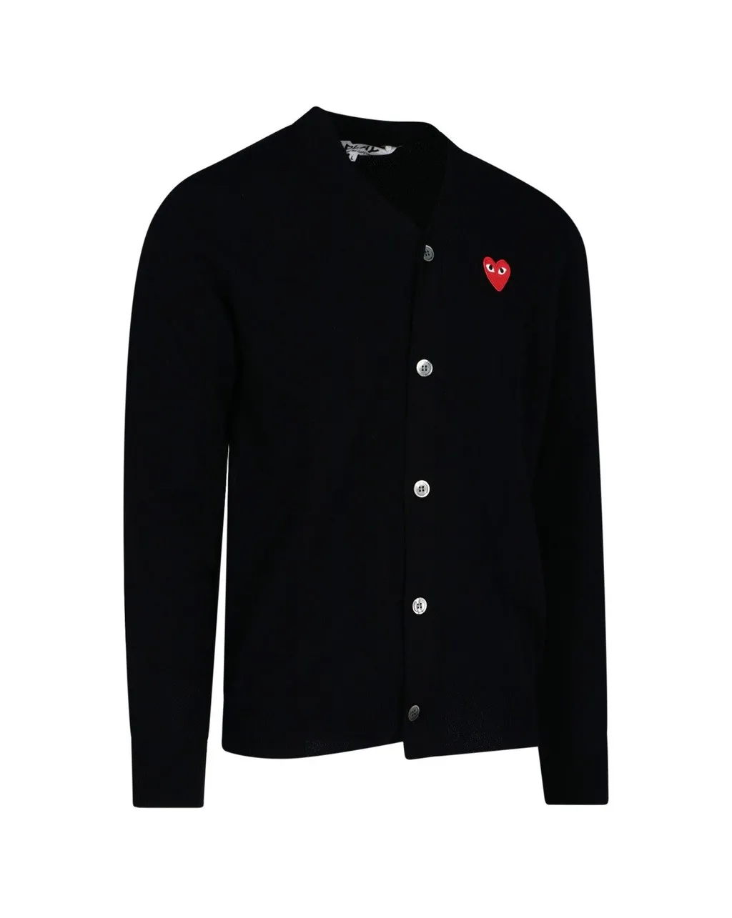Comme Des GarÇOns Play Buttoned Long-Sleeved Cardigan
