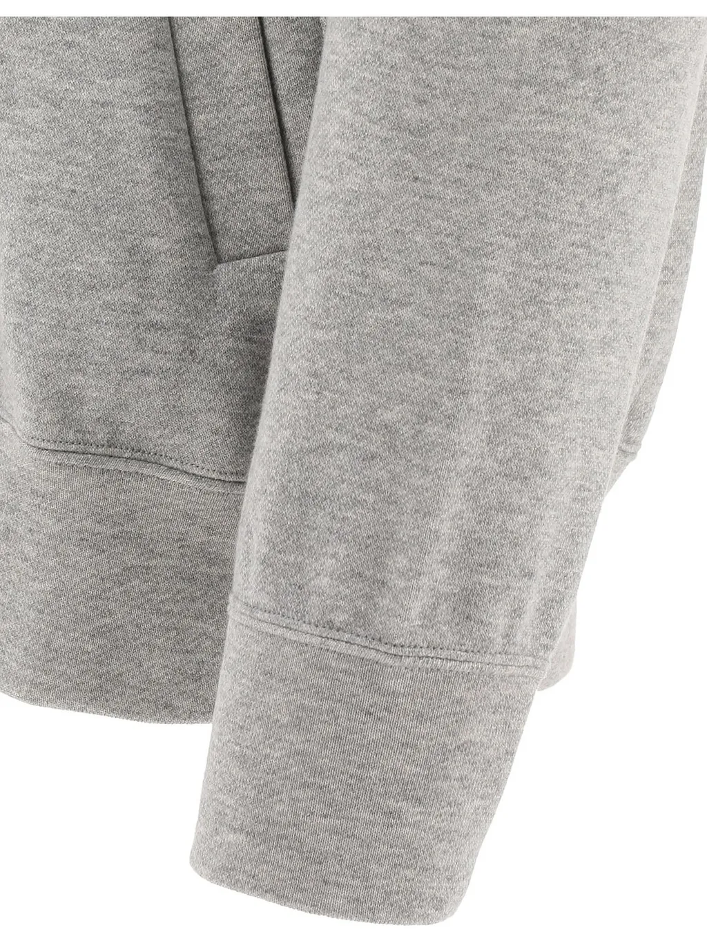Comme Des GarÇOns Play Heart Logo Patch Zipped Hoodie
