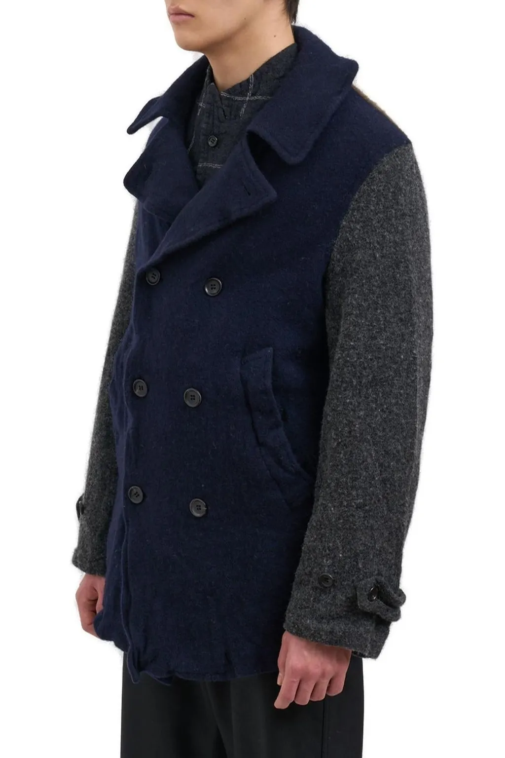 Comme Des GarÇOns Shirt Contrast Panelled Jacket
