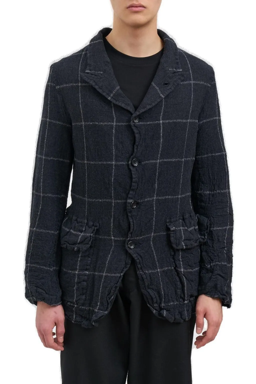 Comme Des GarÇOns Shirt Window Pane Check Jacket