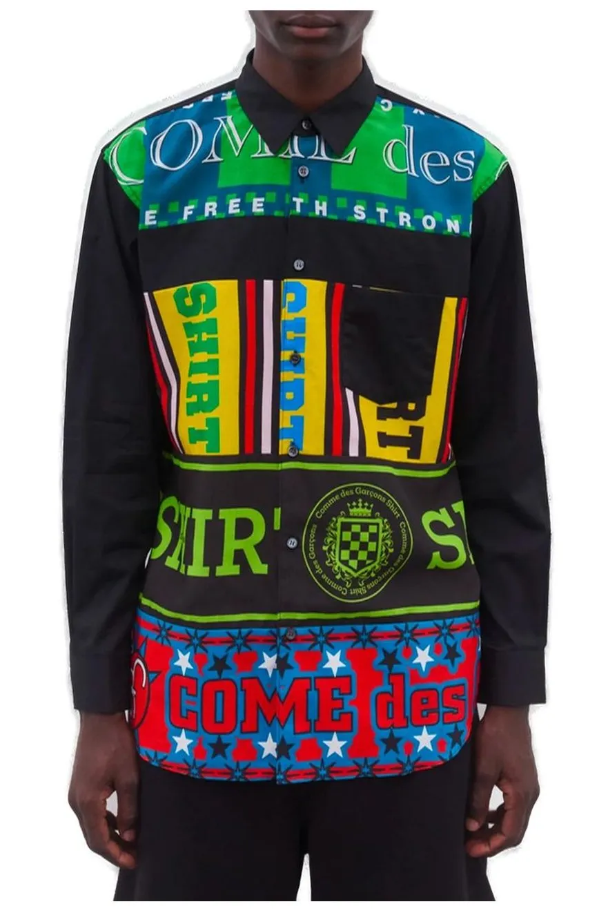 Comme Des GarÇOns Shirt Football Scarf Shirt