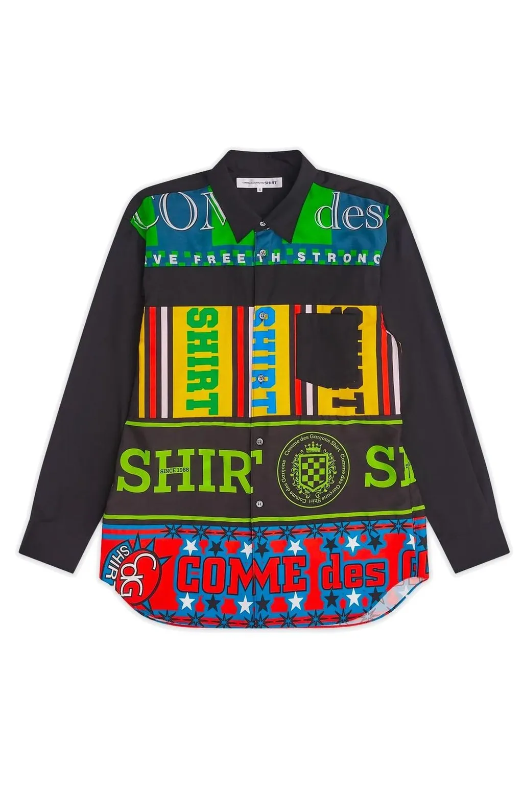 Comme Des GarÇOns Shirt Football Scarf Shirt