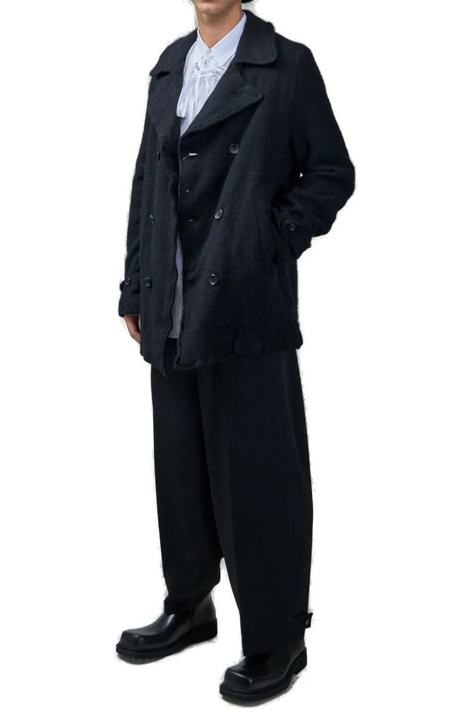 Comme Des GarÇOns Shirt Pocketed Double-Breasted Jacket