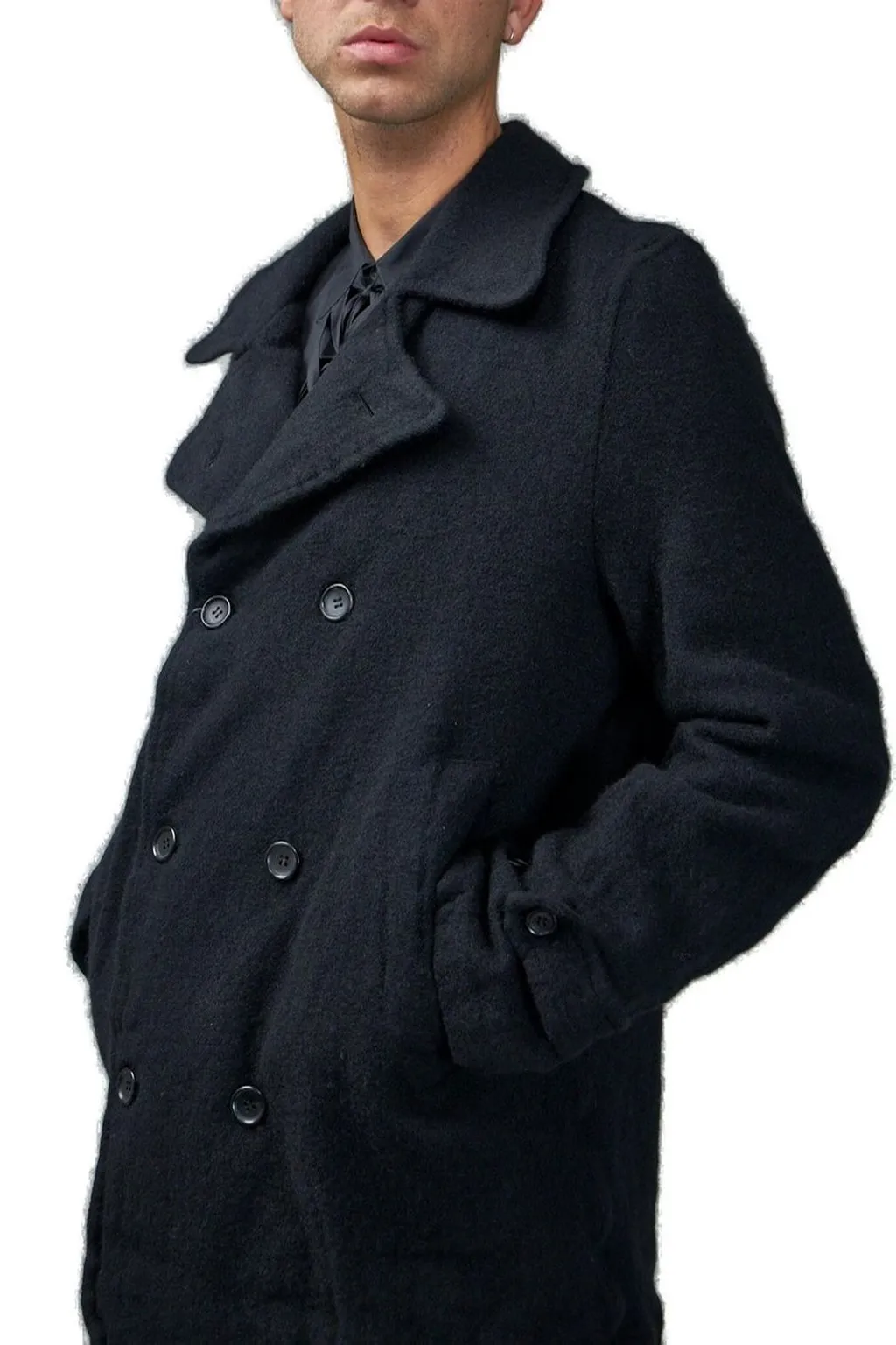 Comme Des GarÇOns Shirt Pocketed Double-Breasted Jacket