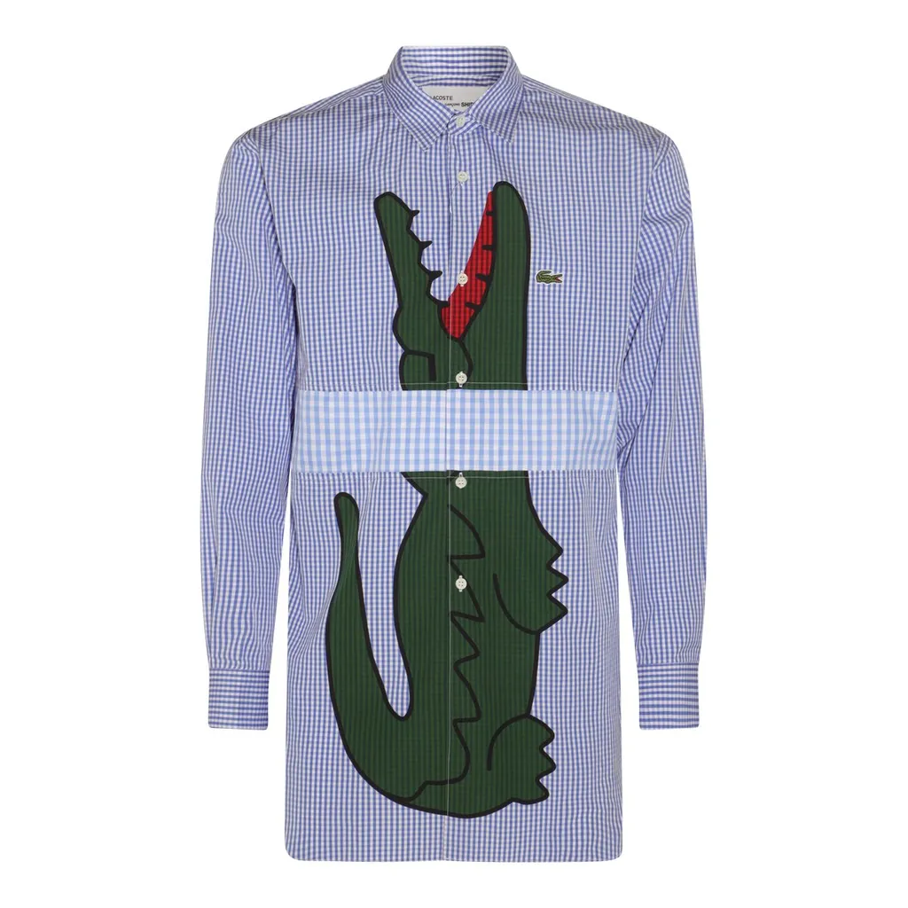 Comme Des GarÇOns Shirt X Lacoste Striped Shirt