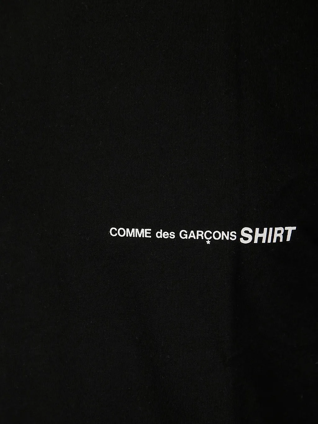 Comme Des GarÇOns Shirt Logo Printed Crewneck T-Shirt
