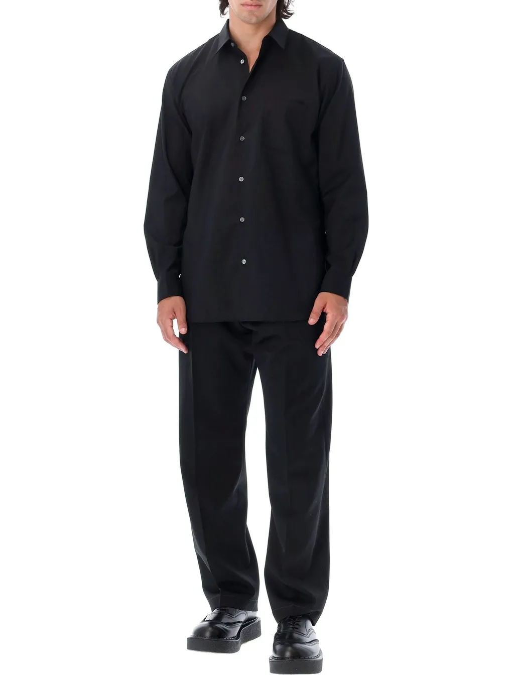 Comme Des GarÇOns Shirt Long-Sleeved Buttoned Shirt