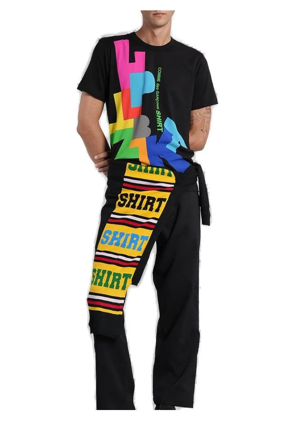 Comme Des GarÇOns Shirt Graphic Printed Crewnewck T-Shirt