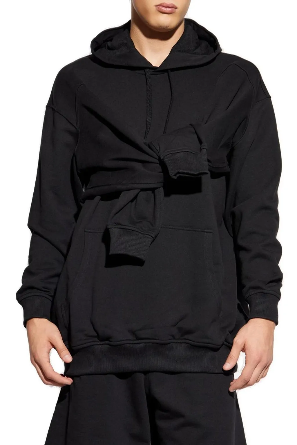 Comme Des GarÇOns Shirt Long-Sleeved Drawstring Hoodie