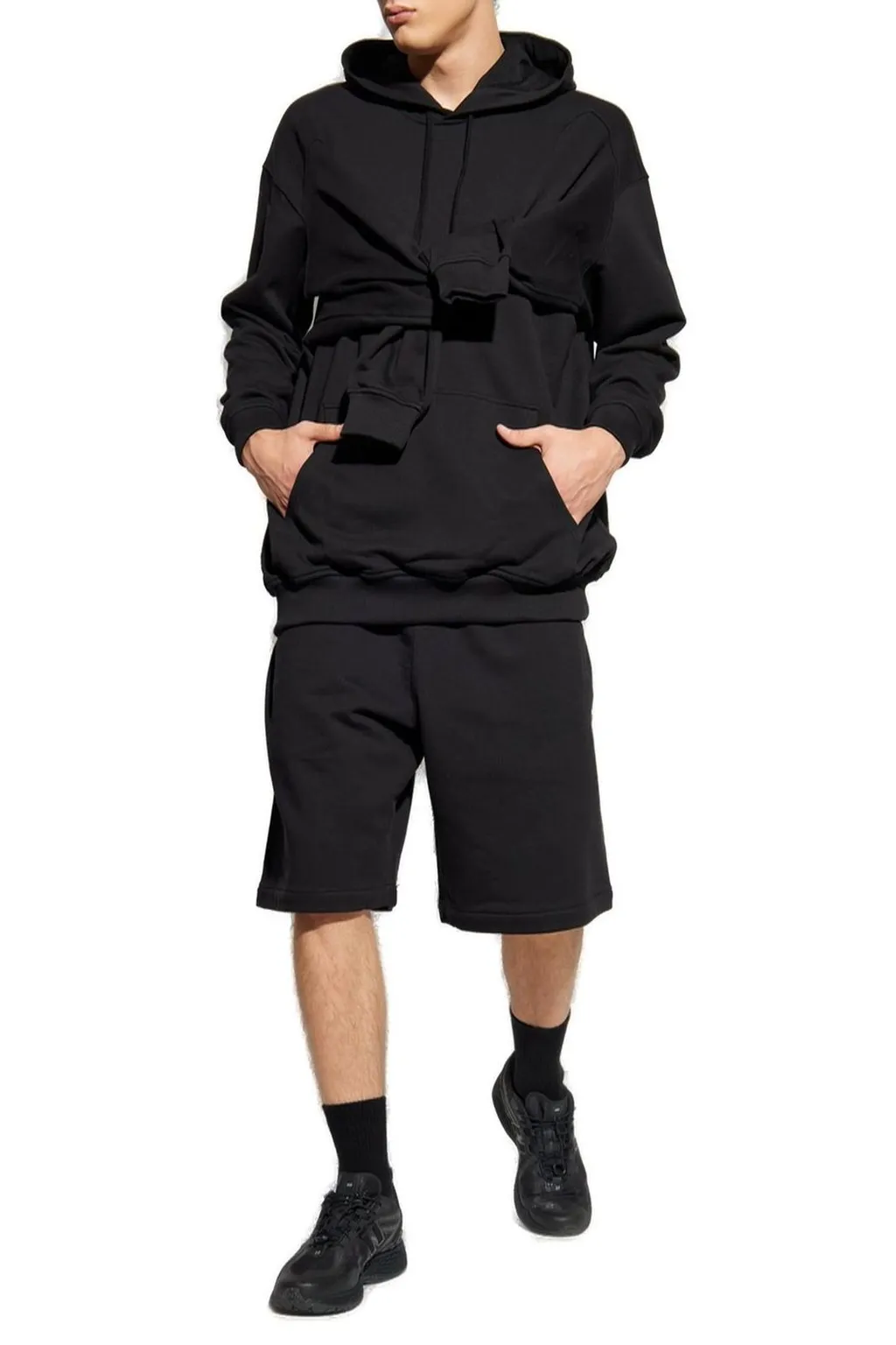 Comme Des GarÇOns Shirt Long-Sleeved Drawstring Hoodie