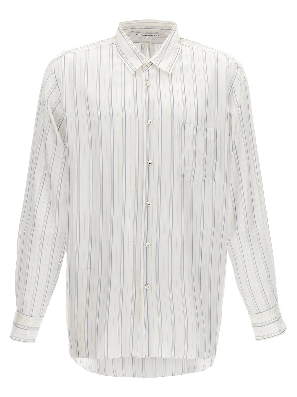 Comme Des GarÇOns Shirt Striped Buttoned Shirt