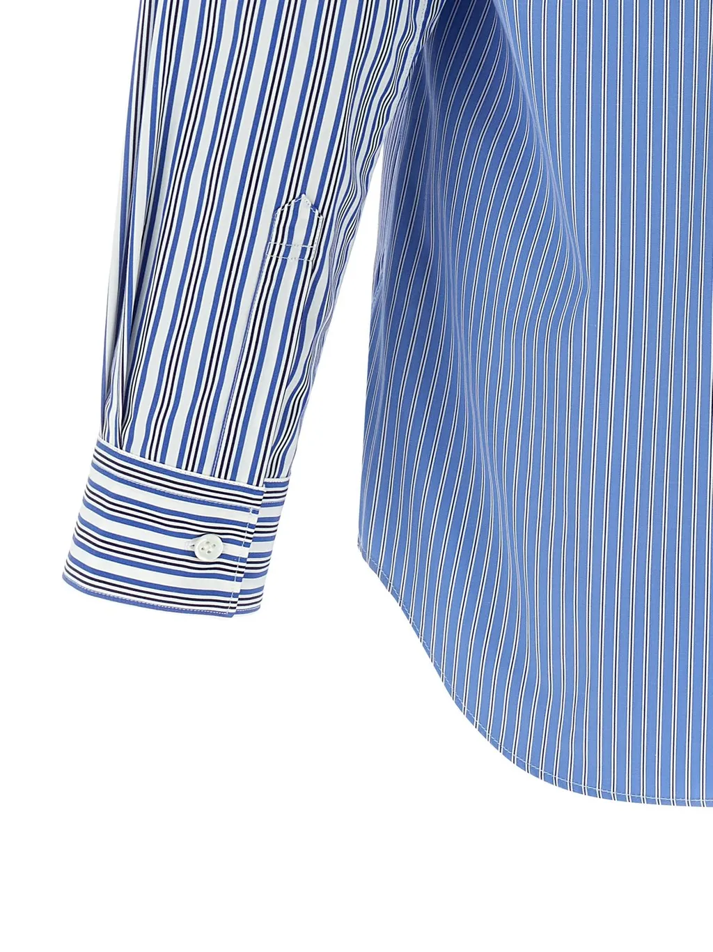 Comme Des GarÇOns Shirt Poplin Striped Shirt