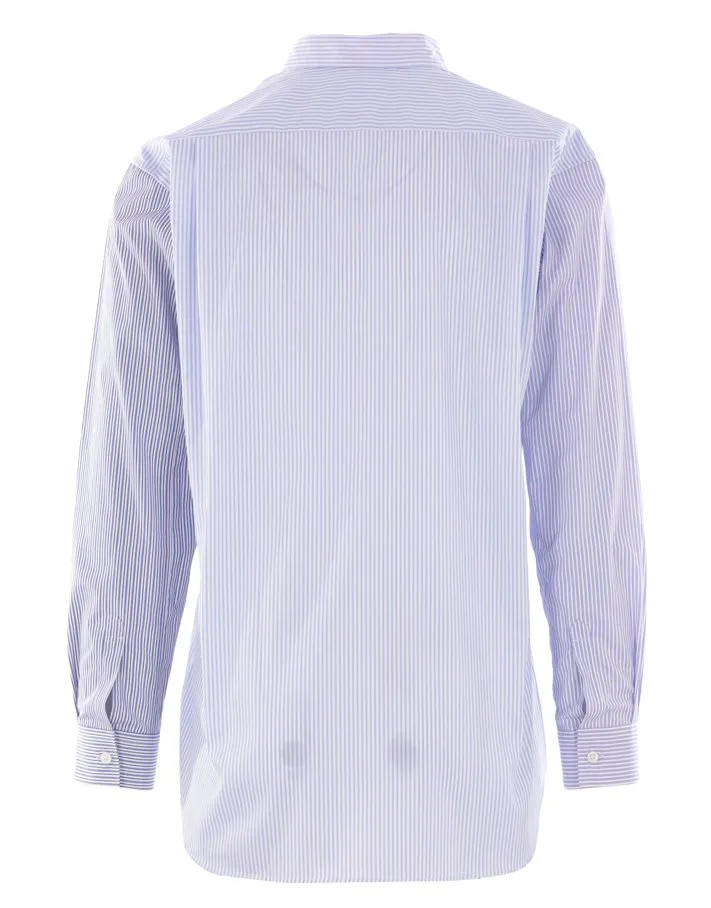 Comme Des GarÇOns Shirt Multi-Stripe Printed Buttoned Shirt