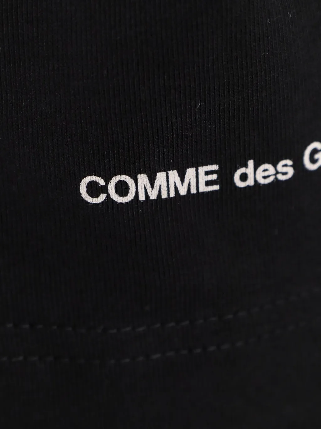 Comme Des GarÇOns Shirt Logo Printed Crewneck T-Shirt